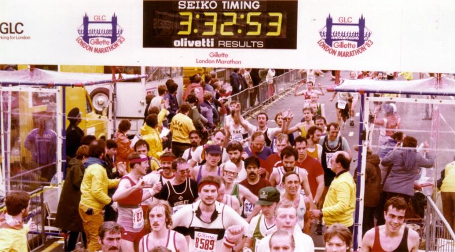 Colin Jarman 1983 London Marathon 