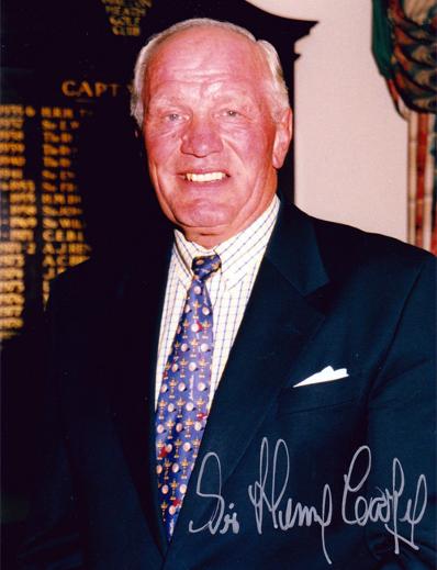 Sir Henry Cooper signed photo Walton Heath GC