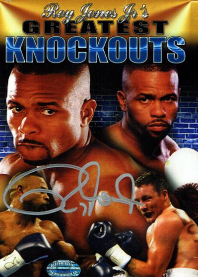 Greatest Knockouts DVD SIGNED by Roy Jones Jnr