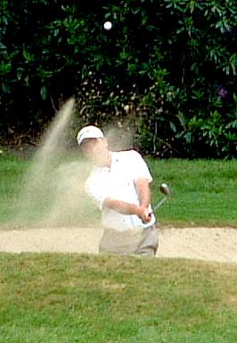 golf bunker shot garbutt pga colin m jarman photo